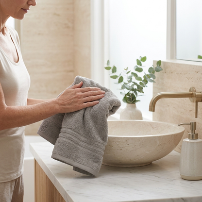 Deluxe Solid and Texture Towel Set (12)